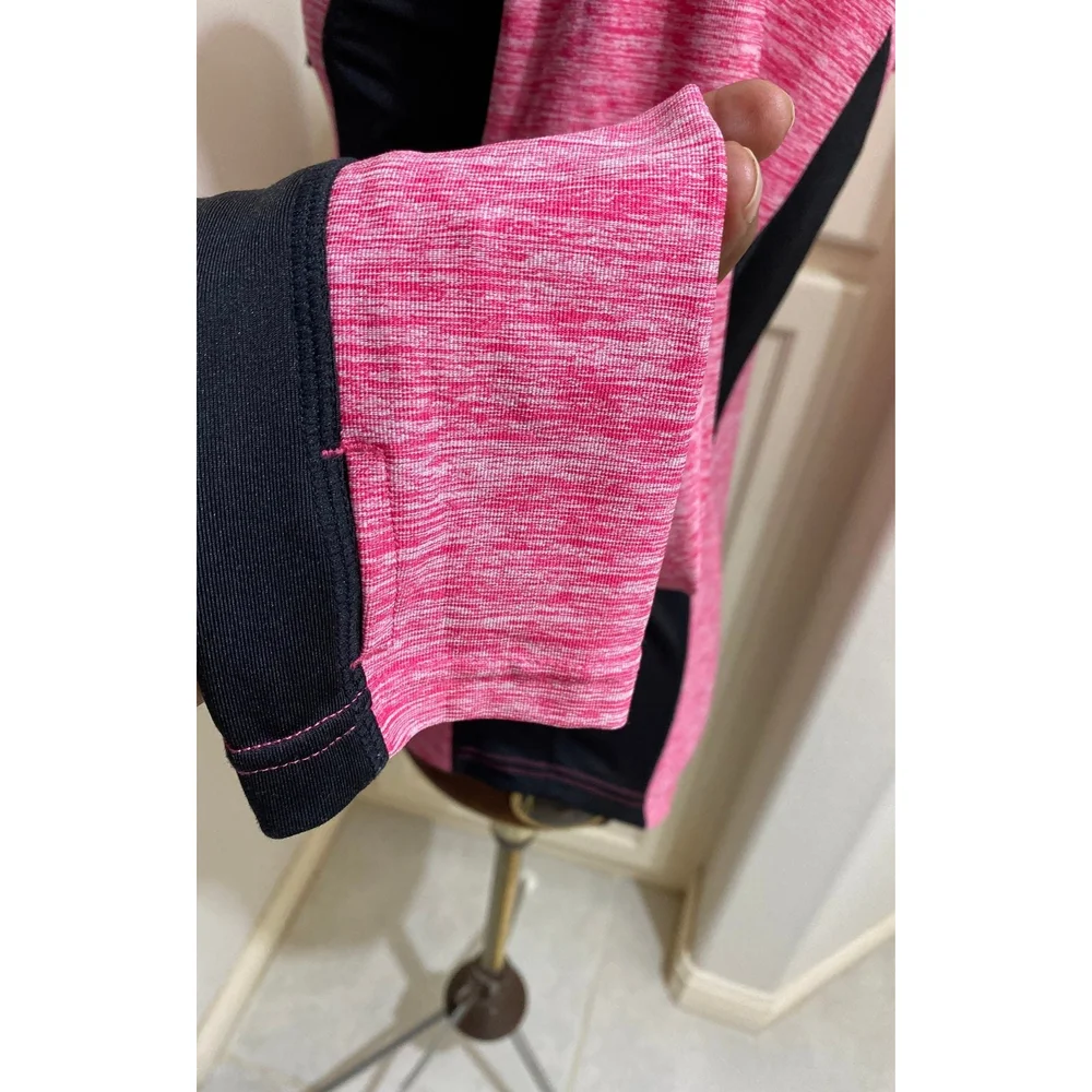 Reebok Active Hooded Jacket Petite XS/S Pink/Black - Picture 5 of 9